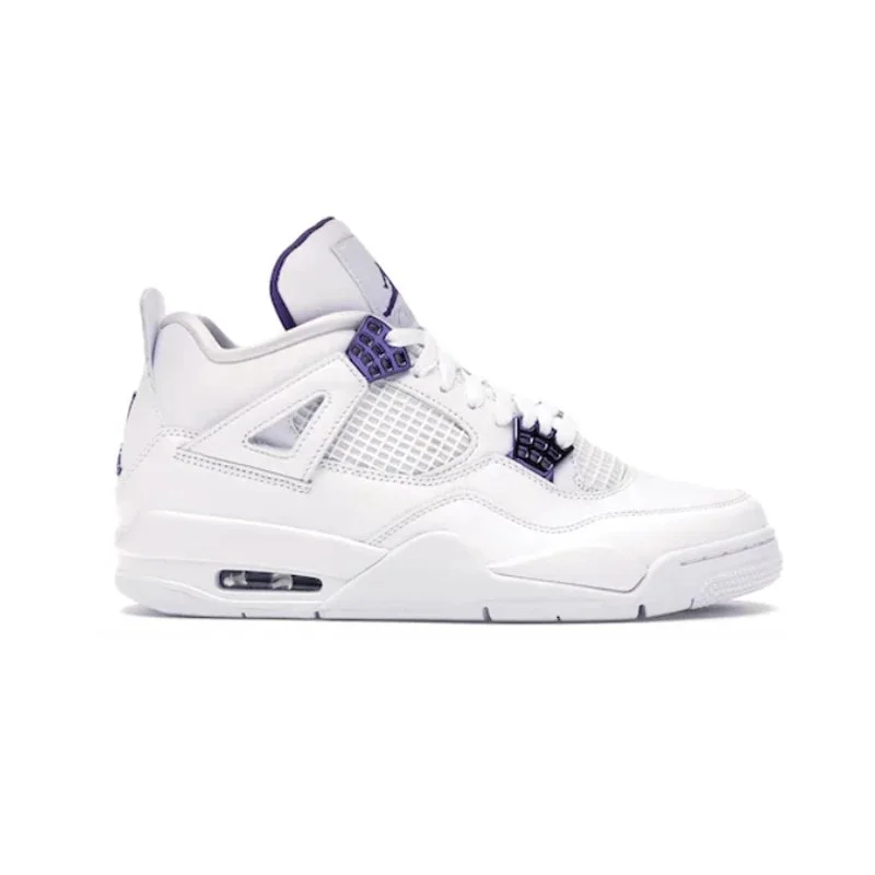 Jordan Nike Air Jordan 4 Metallic Purple CT8527-115 Sneakers Purple - 1
