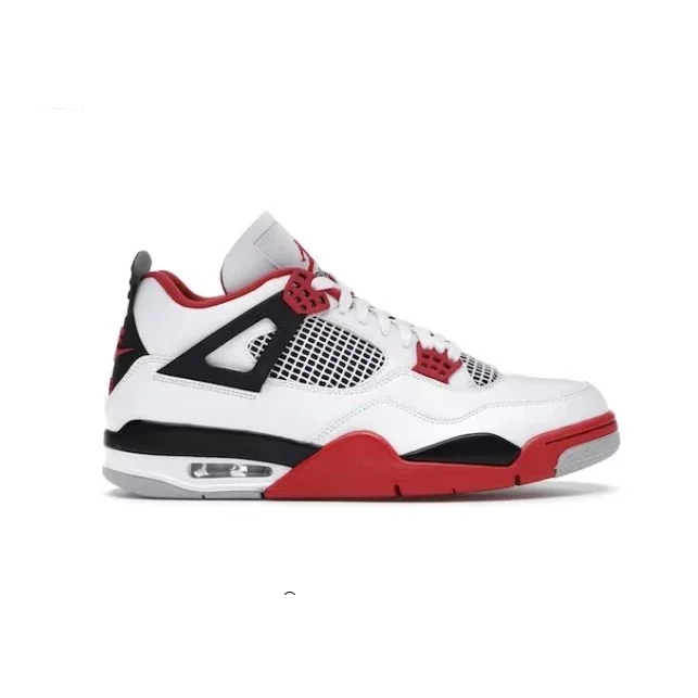 Jordan Nike Air Jordan 4 Fire Red DC7770-160 Sneakers Red - 1