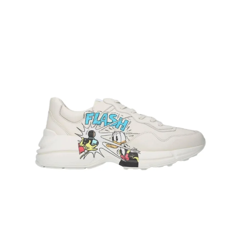 Gucci Gucci Rhyton Donald Duck White Sneakers White - 1