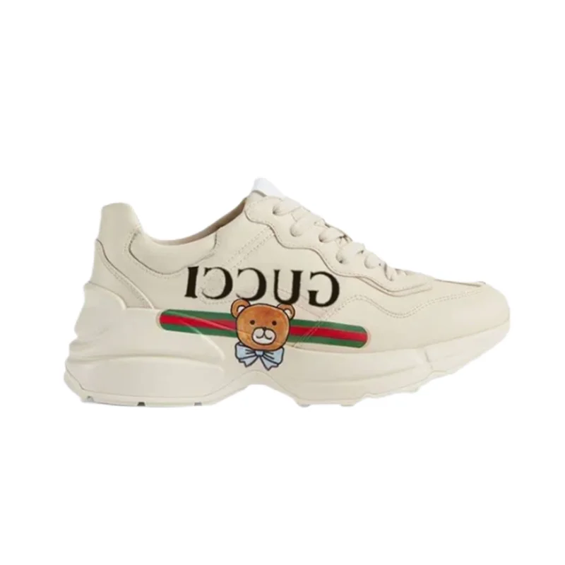 Gucci Gucci Rhyton Bear White Sneakers White - 1