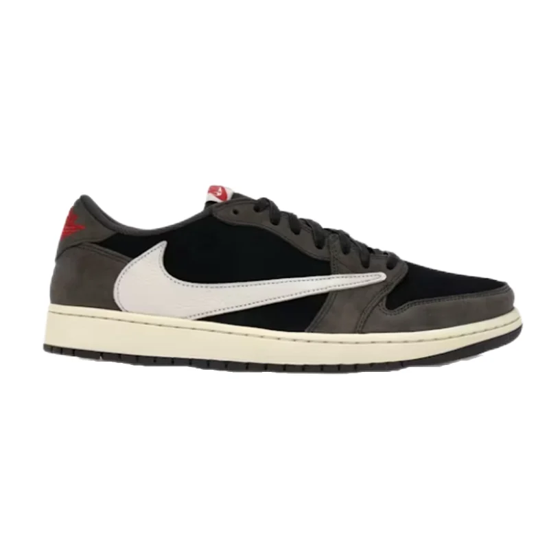 Jordan Nike Air Jordan 1 Low Black/White Sneakers Black - 1