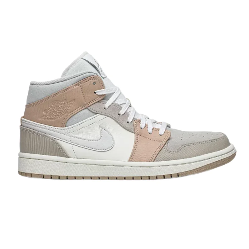 Jordan Nike Air Jordan 1 Mid Light Orewood Brown Sneakers Brown - 1