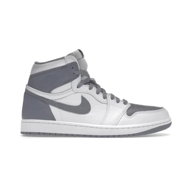 Jordan Nike Air Jordan 1 Stealth White Grey Sneakers Grey - 1