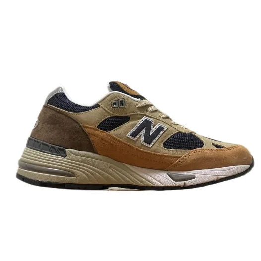 New Balance New Balance 990 Made in UK Brown & Navy Sneakers Brown - 1