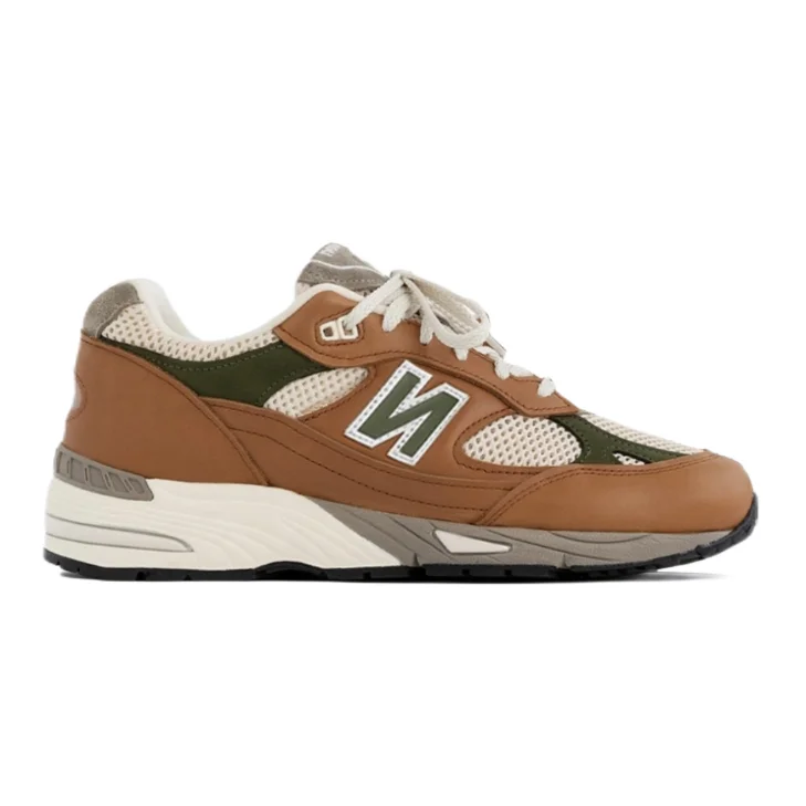 New Balance New Balance 990v6 Brown/Green Sneakers Brown - 1