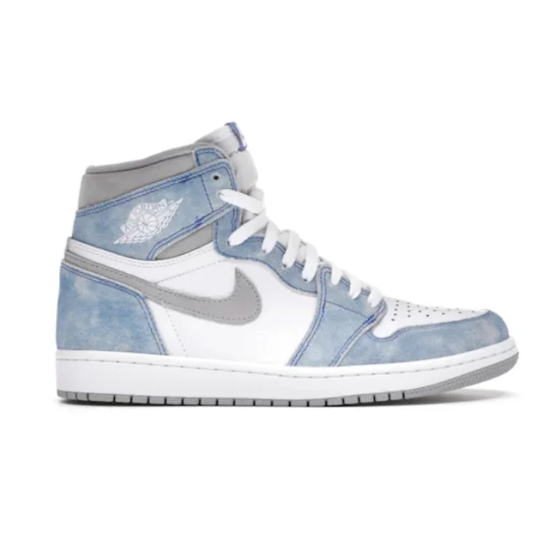 Jordan Nike Air Jordan 1 Hyper Royal Smoke Grey Sneakers Blue - 1