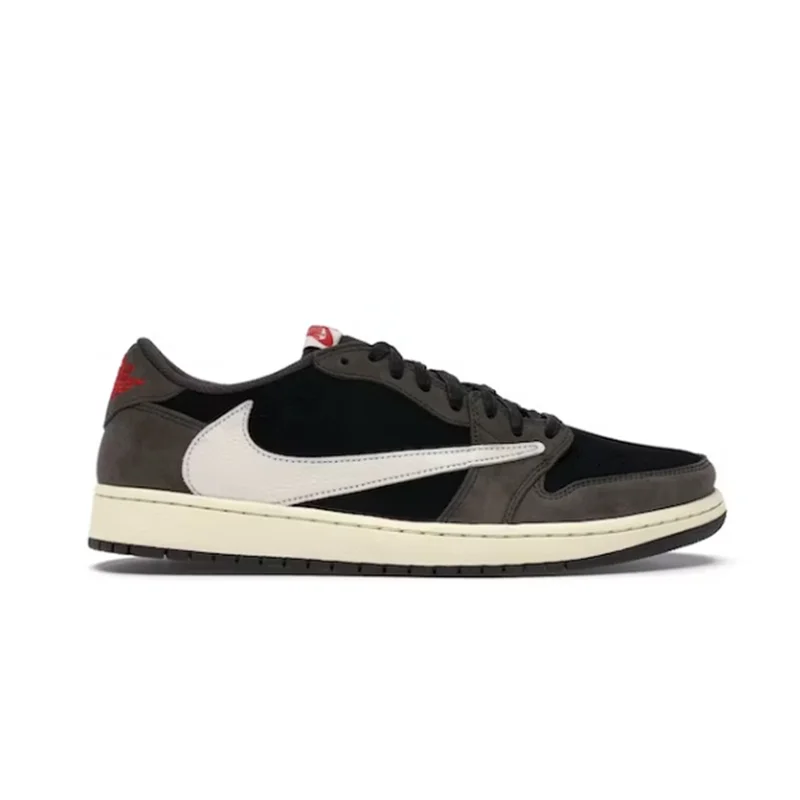 Jordan Nike Air Jordan 1 Low Travis Scott Mocha CQ4277-001 Sneakers Black - 1