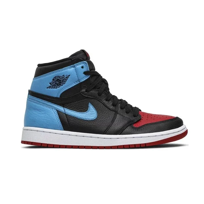 Jordan Nike Air Jordan 1 UNC/Chicago Red Black Sneakers Black - 1