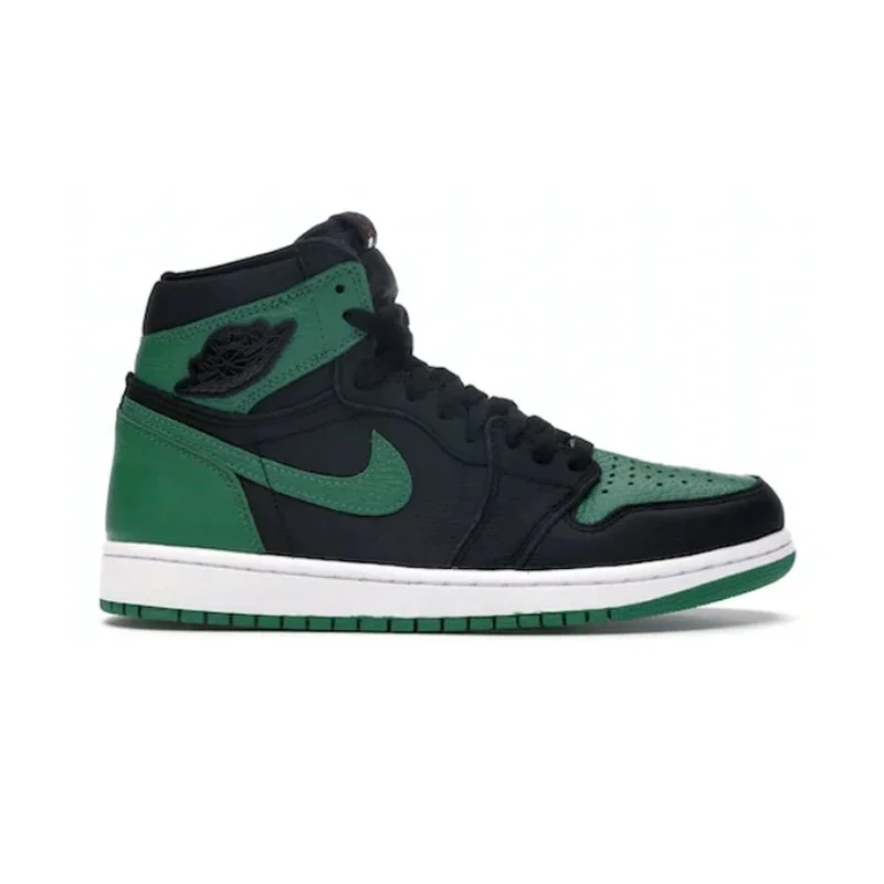 Jordan Nike Air Jordan 1 High Green Black 555088-030 Sneakers Green - 1