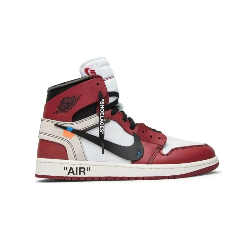 Jordan Nike Air Jordan 1 Off-White Chicago Sneakers Red - 1