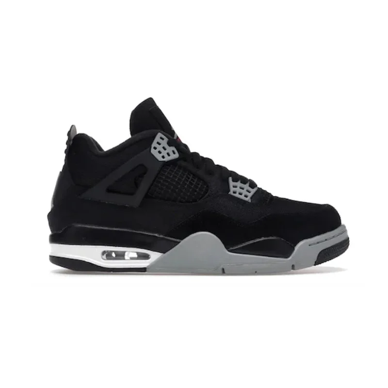 Jordan Nike Air Jordan 4 Black Cement Sneakers Black - 1