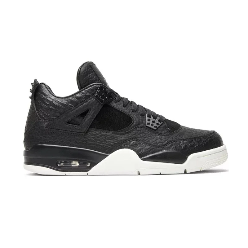 Jordan Nike Air Jordan 4 Black Triple Black Sneakers Black - 1