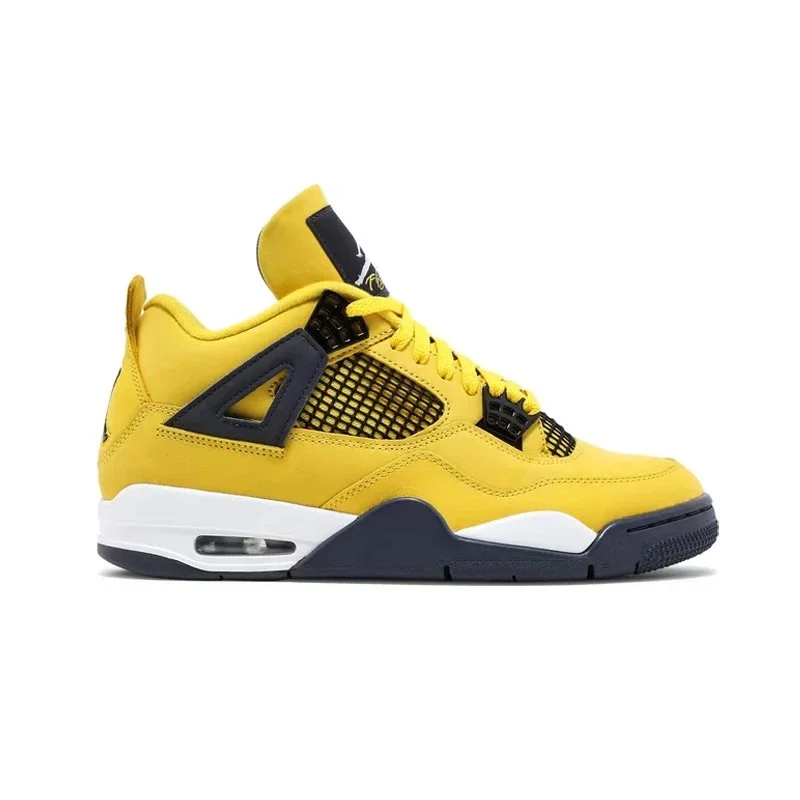 Jordan Nike Air Jordan 4 Lightning CT8527-700 Sneakers Yellow - 1