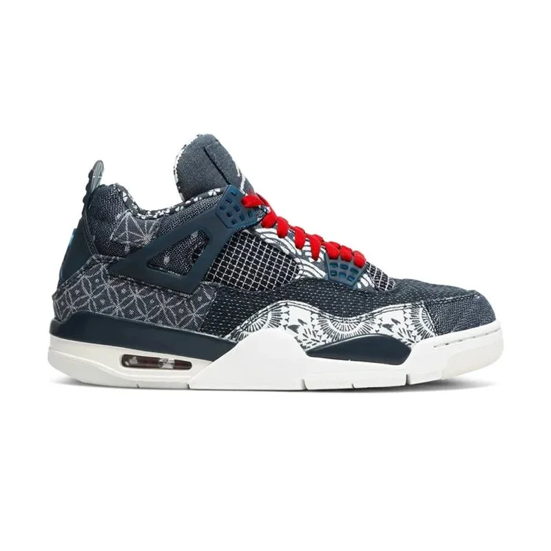 Jordan Nike Air Jordan 4 Sashiko CW0898-400 Sneakers Blue - 1