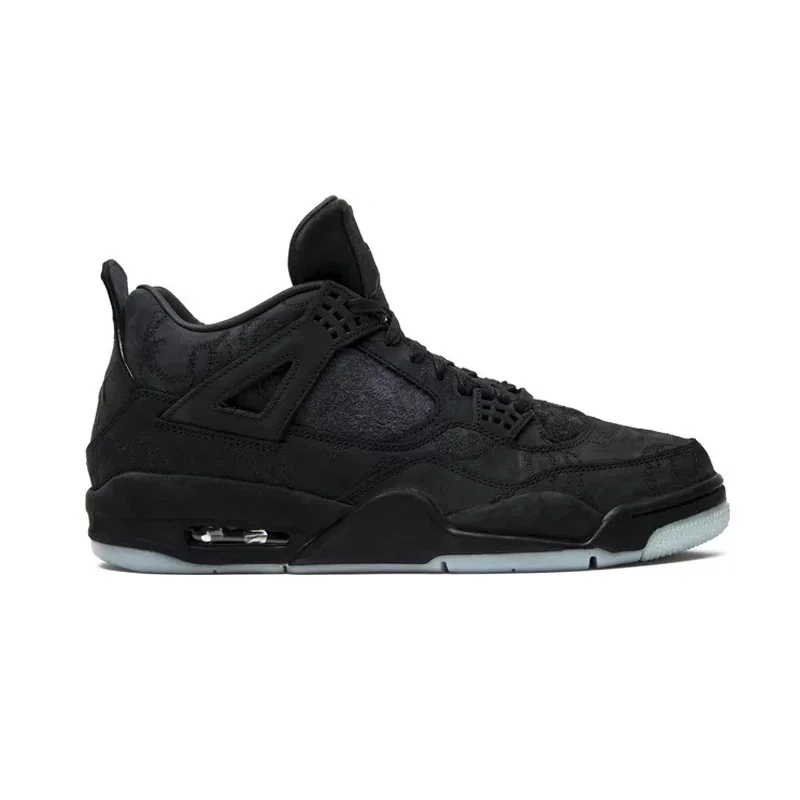 Jordan Nike Air Jordan 4 Triple Black Sneakers Black - 1