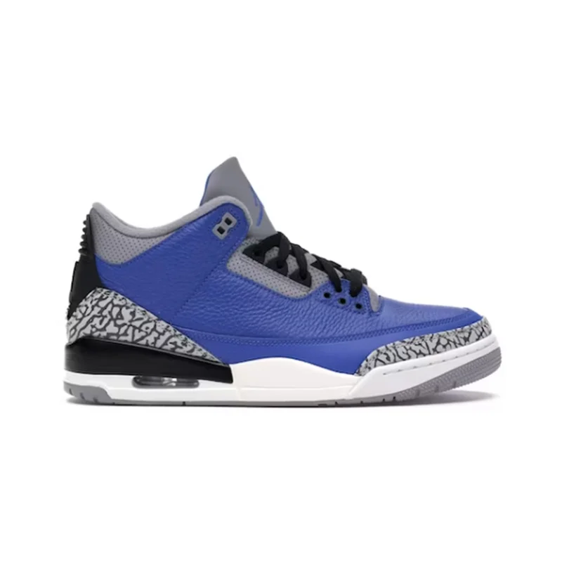Jordan Nike Air Jordan 3 Varsity Royal Cement Sneakers Blue - 1