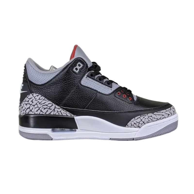 Jordan Nike Air Jordan 3 Black Cement Sneakers Black