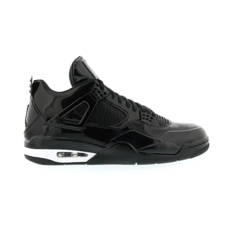 Jordan Nike Air Jordan 4 Black Triple Black Sneakers Black - 1