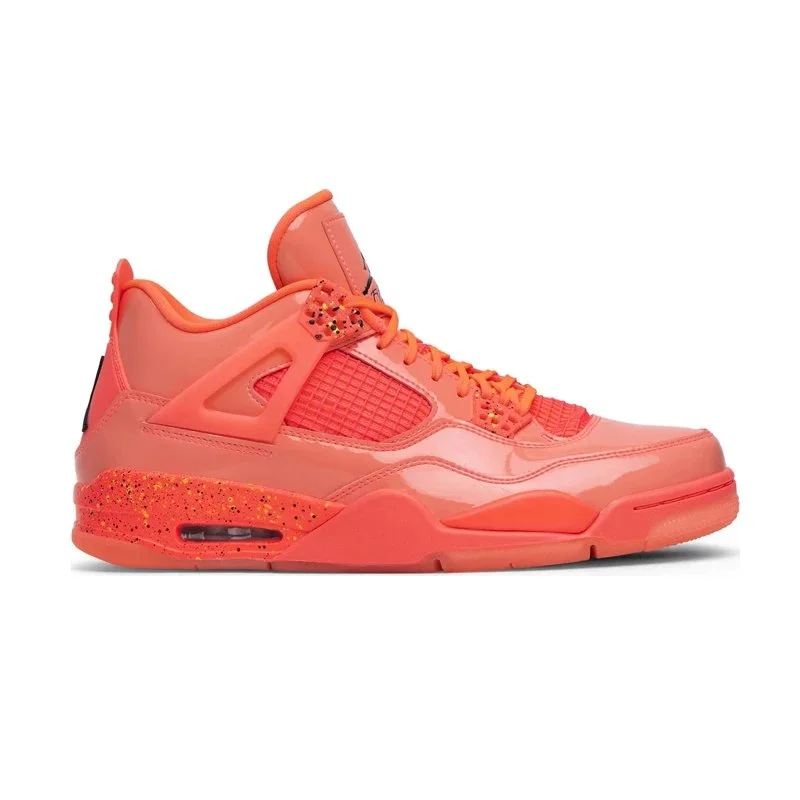 Jordan Nike Air Jordan 4 Hot Punch Sneakers Orange - 1