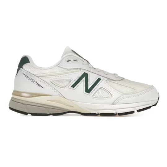 New Balance New Balance 990 White/Green Sneakers White - 1