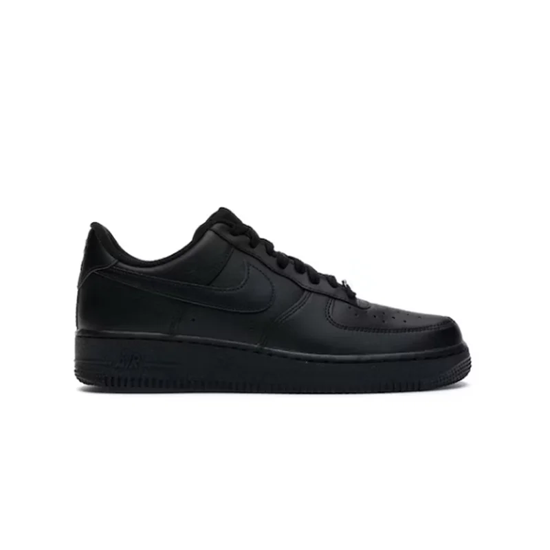Nike Nike Air Force 1 Black Triple Black Sneakers Black - 1