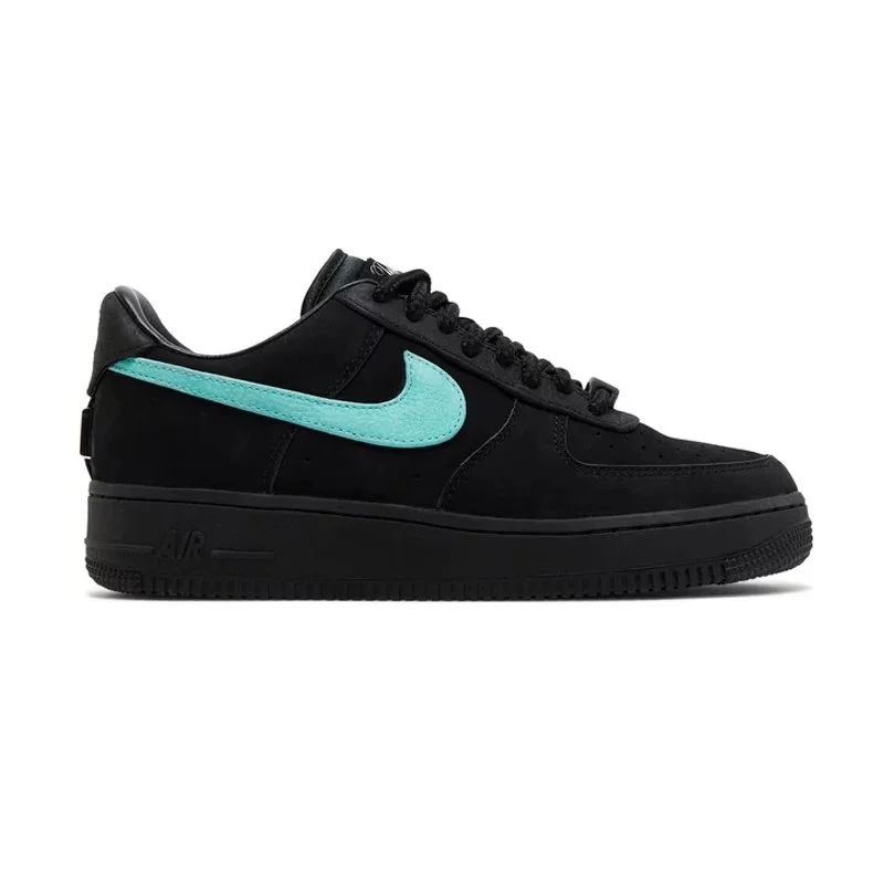 Nike Nike Air Force 1 Black/Tiffany Blue Sneakers Black - 1