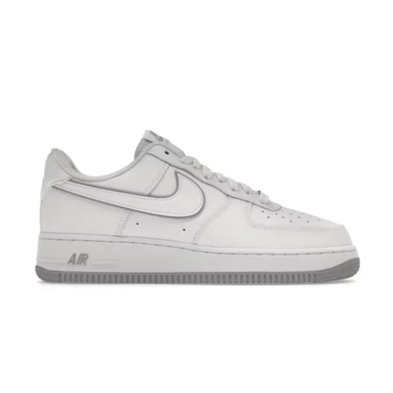 Nike Nike Air Force 1 White Wolf Grey Sole Sneakers White - 1