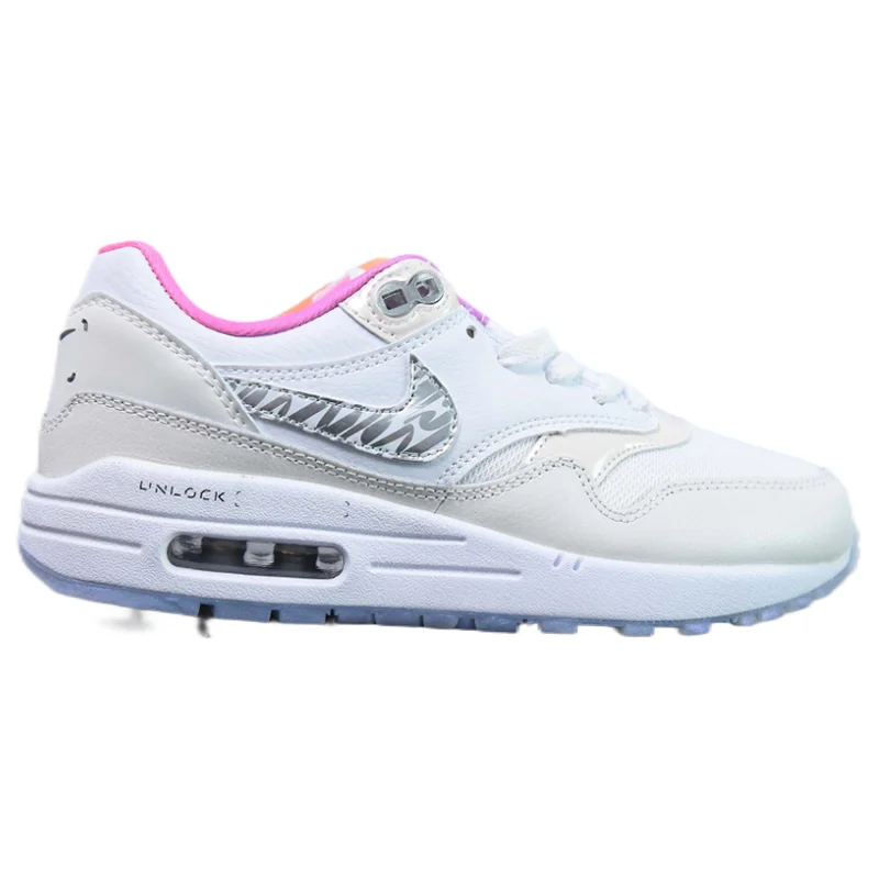 Nike Nike Air Max 1 White/Pink Sneakers White - 1