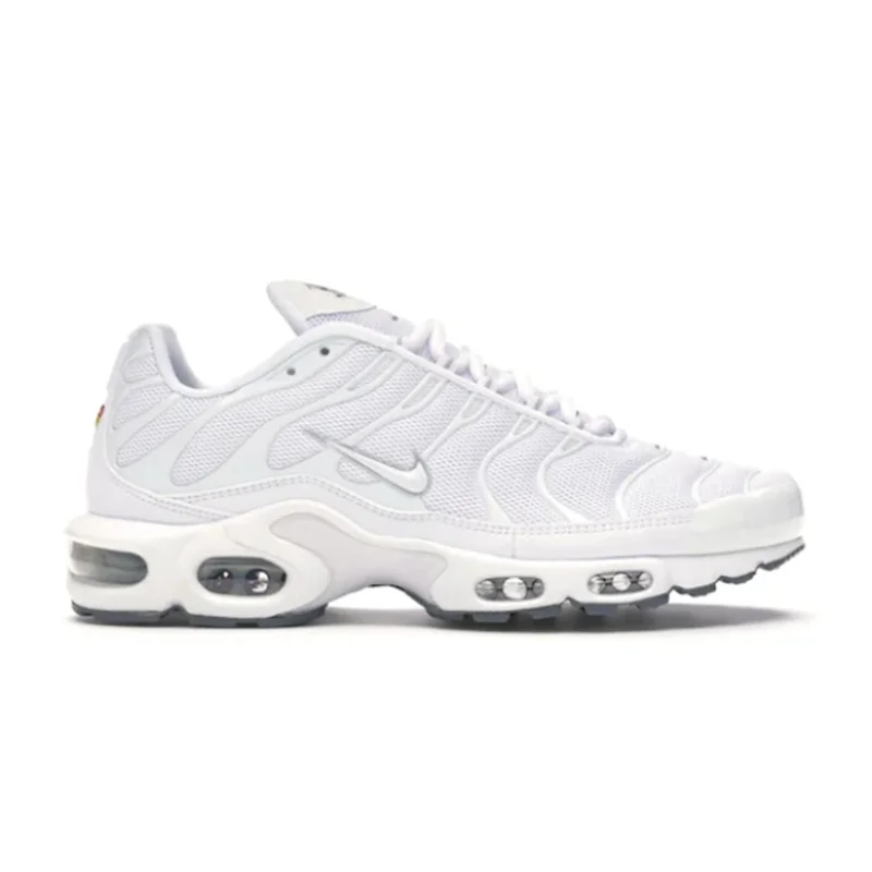 Nike Nike Air Max Plus White Triple Black Sneakers White - 1