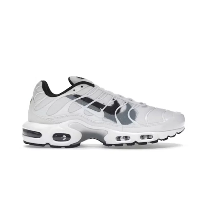 Nike Nike Air Max Tn Spray Paint Swoosh Sneakers White - 1