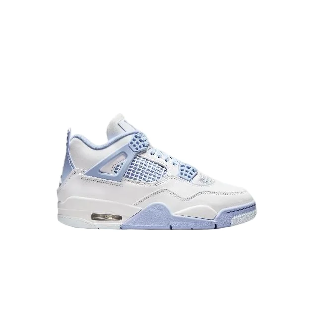 Jordan Nike Air Jordan 4 Sail/Powder Blue Sneakers White - 1