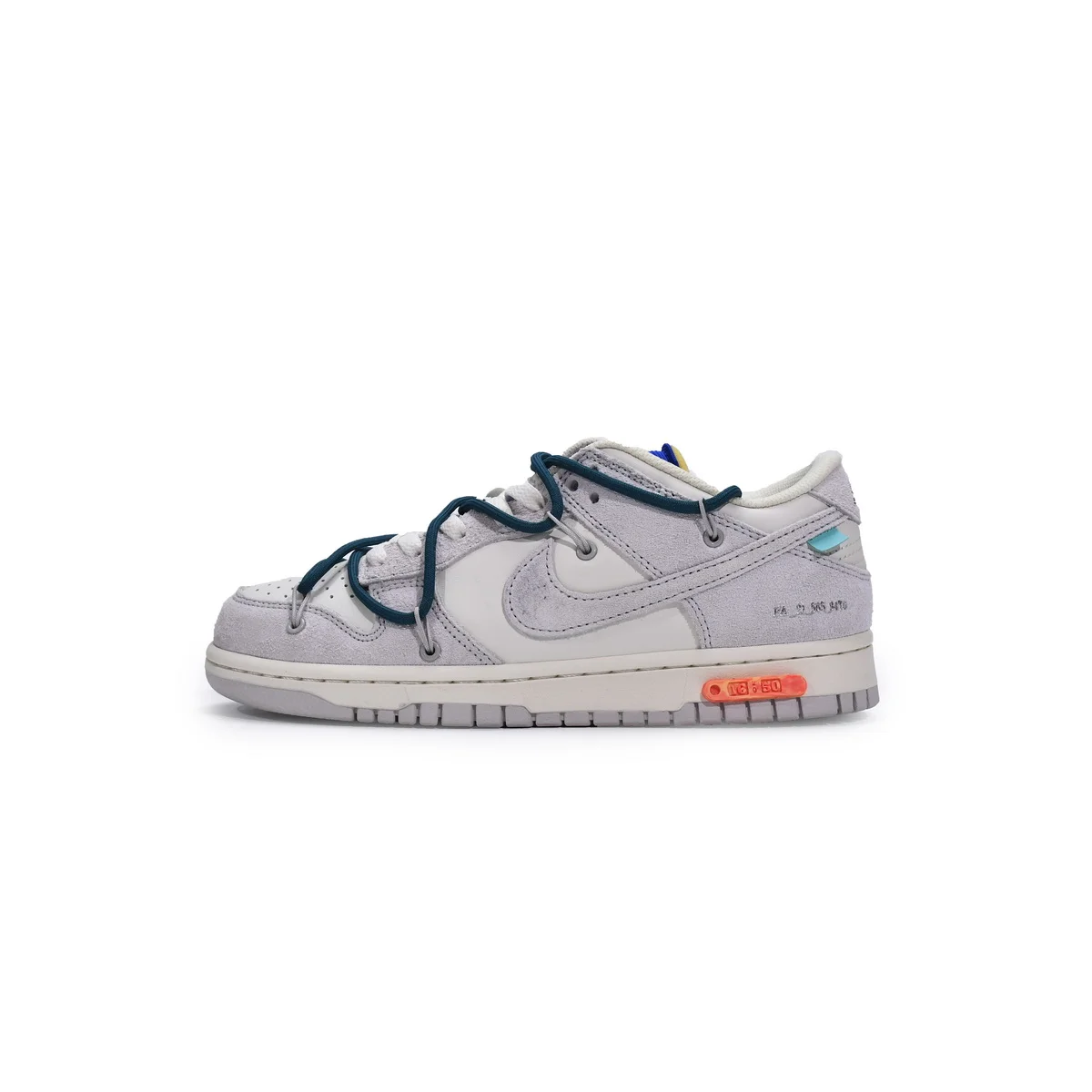 Nike Nike Dunk Low Off-White 'CDG' No.16 DJ0950-111 Sneakers Grey - 1