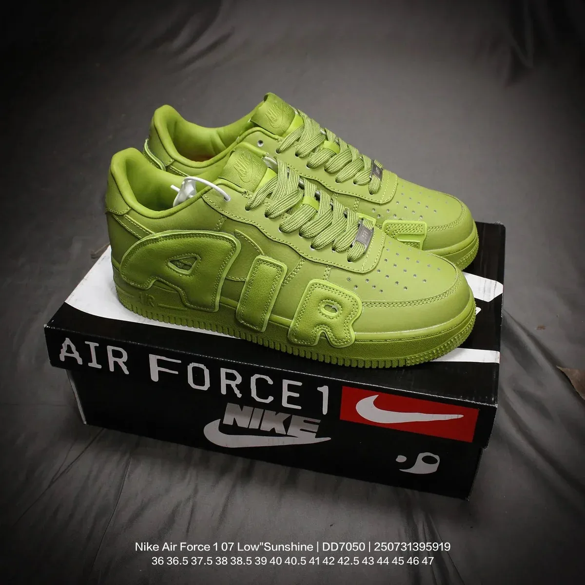 Nike Nike Air Force 1 107 Low 'Sunshine' Green Sneakers Green - 1