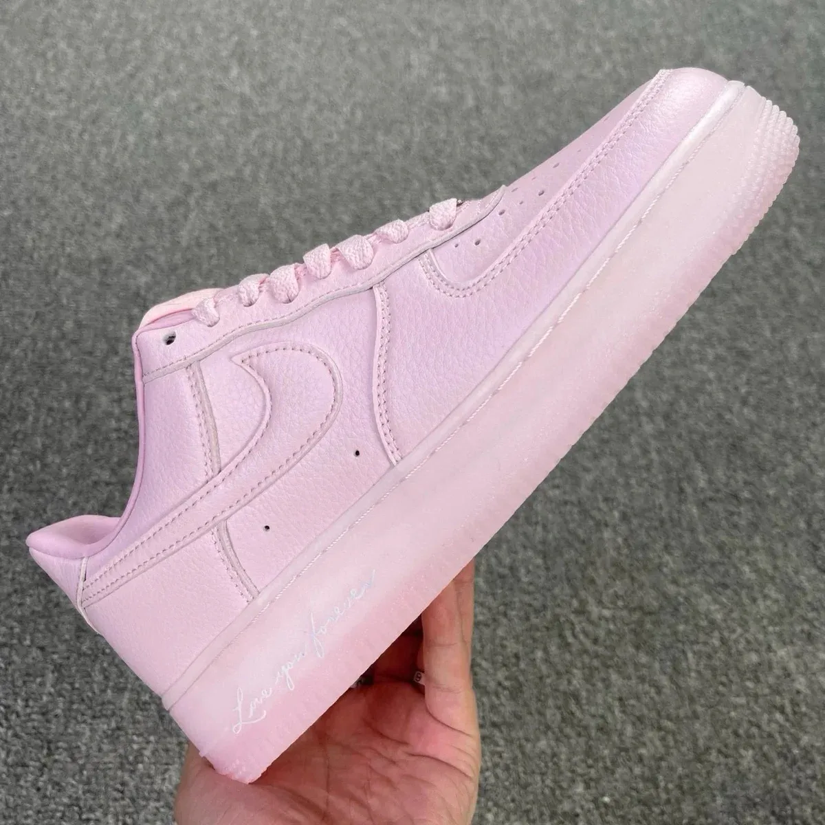 Nike Nike Air Force 1 Pink Love Forever Sneakers Pink - 1
