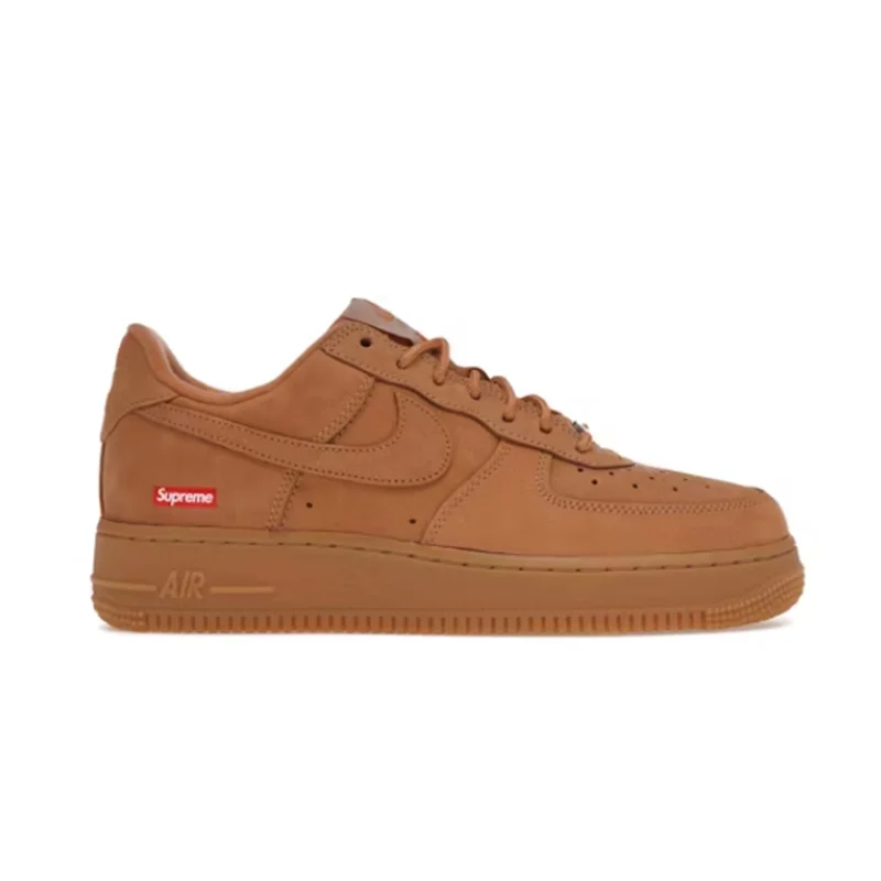 Nike Nike Air Force 1 Supreme Wheat Sneakers Brown - 1