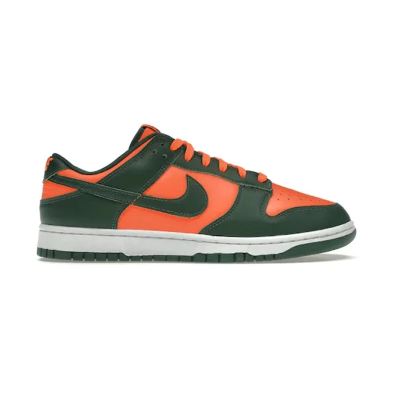 Nike Nike Dunk Low Miami Hurricanes DD1391-300 Sneakers Orange - 1