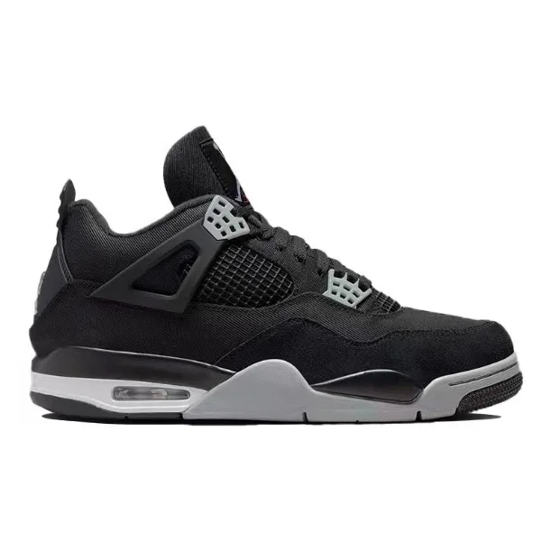 Jordan Nike Air Jordan 4 Black Cement Sneakers Black - 1