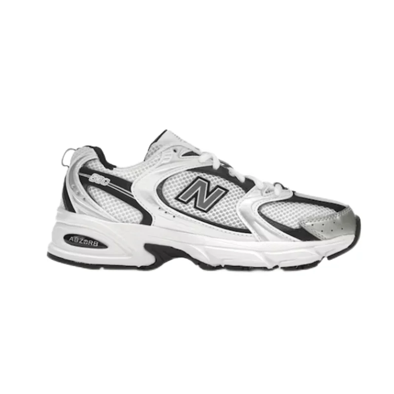 New Balance New Balance 550 Silver Black Sneakers Silver - 1