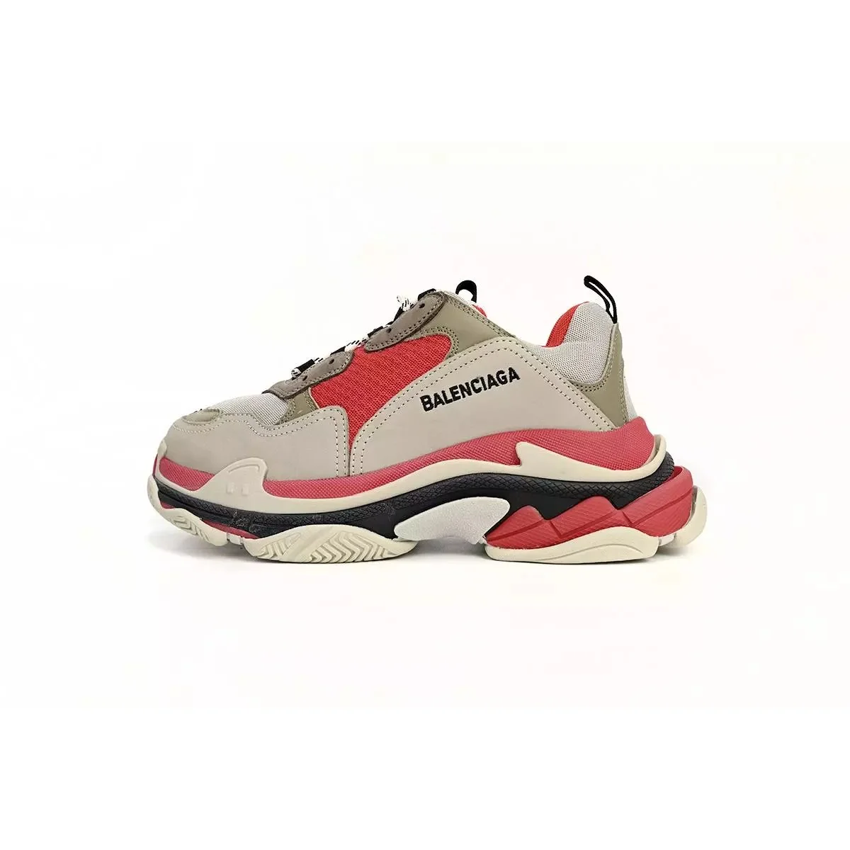 Balenciaga Balenciaga Triple S Brilliant Red Sneakers Red - 1