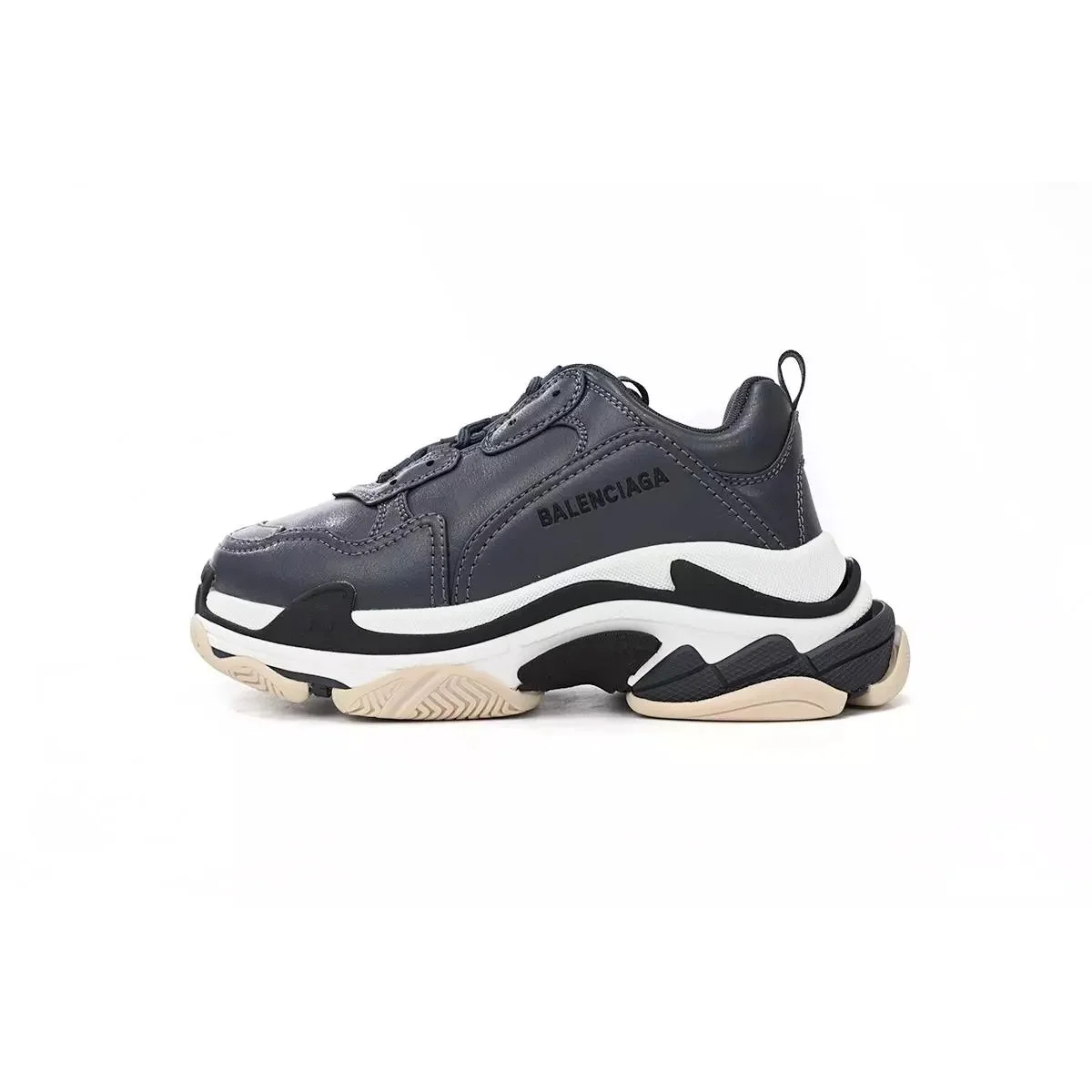 Balenciaga Balenciaga Triple S Black White Sneakers Black - 1