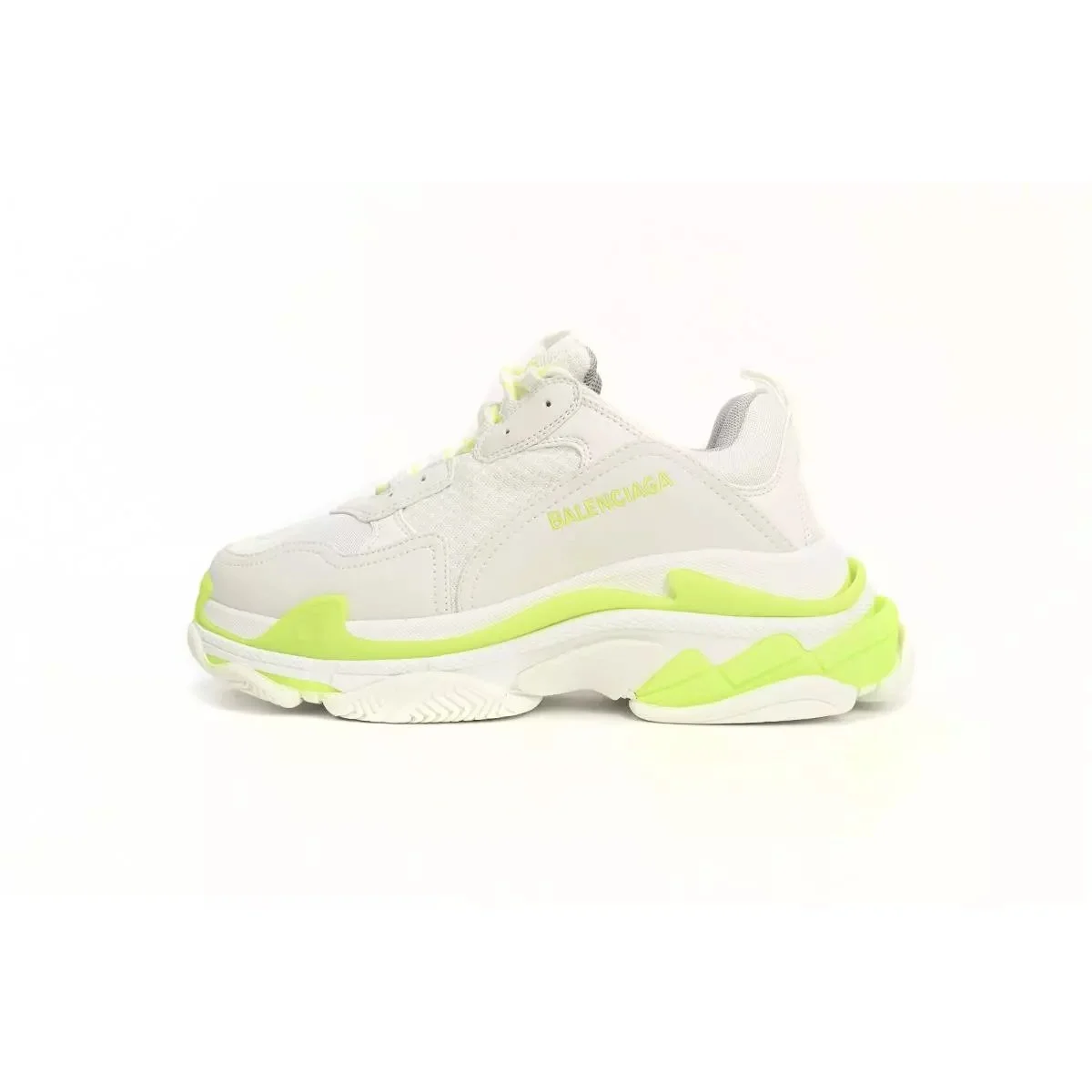 Balenciaga Balenciaga Triple S BAILENCAIGA Fluorescent White Sneakers White - 1