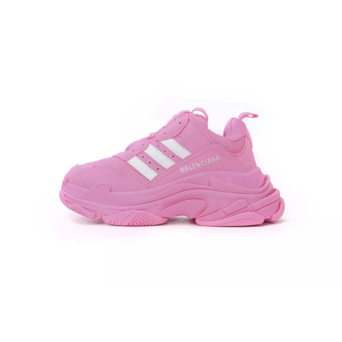 Balenciaga Balenciaga Triple S BAILEN Pink White Sneakers Pink - 1
