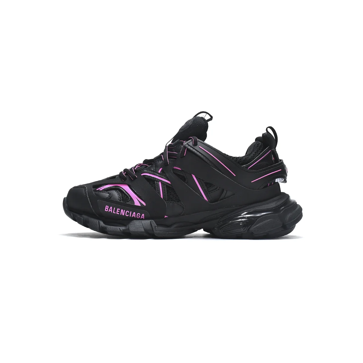 Balenciaga Balenciaga Track.3 Triple Black Pink Sneakers Black - 1