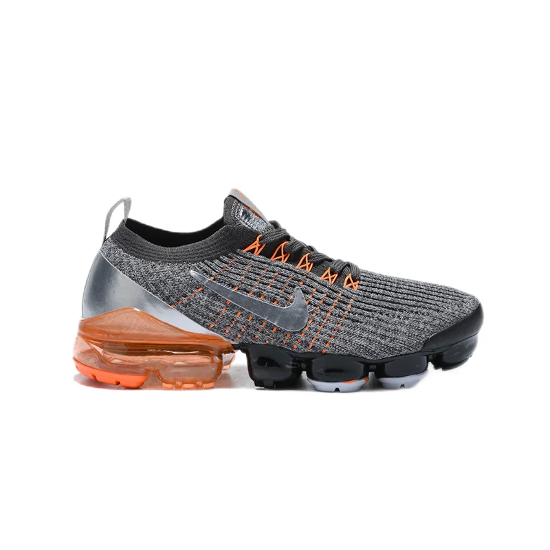 Nike Nike Air VaporMax Flyknit 3.0 Grey/Orange Sneakers Grey - 1