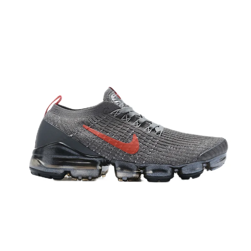 Nike Nike Air VaporMax Flyknit 3.0 Grey/Red Sneakers Grey - 1
