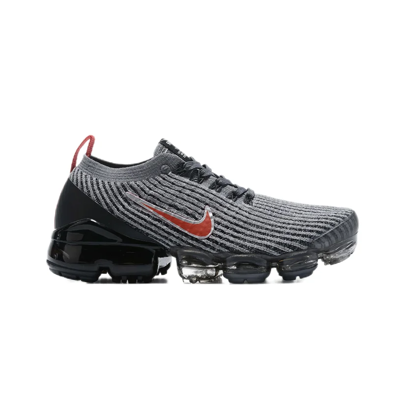 Nike Nike Air VaporMax Flyknit 3.0 Grey/Red Sneakers Grey - 1