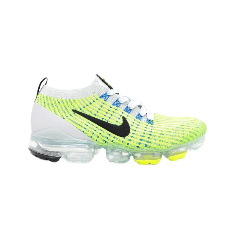 Nike Nike Air VaporMax Flyknit 3.0 Volt Green/White Sneakers Green - 1