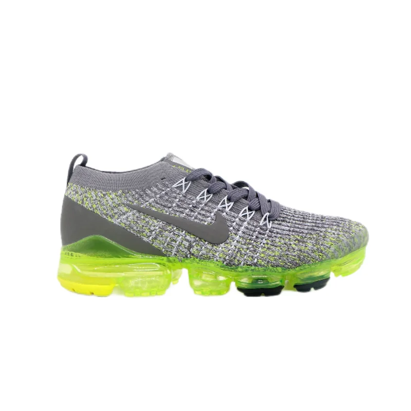 Nike Nike Air VaporMax Flyknit 3.0 Grey/Volt Sneakers Grey - 1