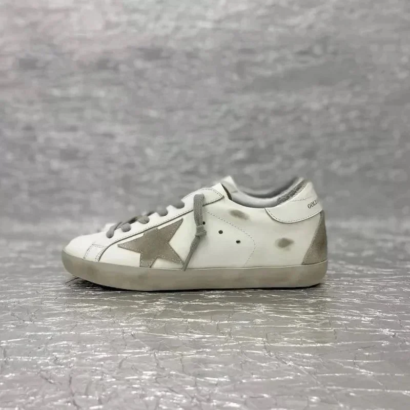 Golden Goose Golden Goose Super-Star White/Grey Sneakers White - 1
