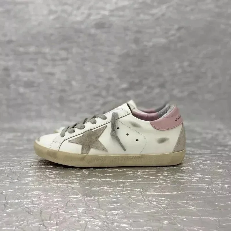 Golden Goose Golden Goose Super-Star White/Pink Sneakers White - 1